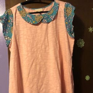 ModCloth shirt with Peter Pan collar. Size 1X